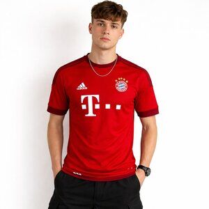 Adidas 2015-16 FC Bayern Munich Home Jersey Men’s Size Small ❤️⚽️